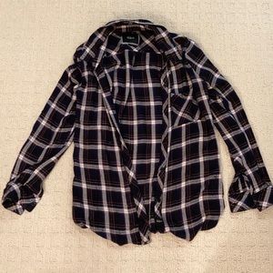 Rails plaid button down